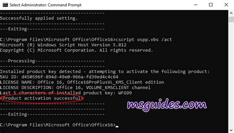 ms 365 activator text.